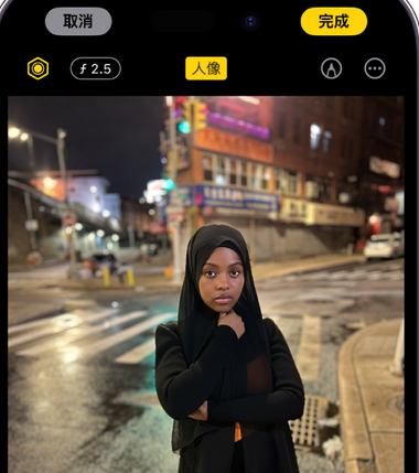 新龙苹果15服务店分享如何在iPhone15系列机型拍摄照片中添加人像效果 